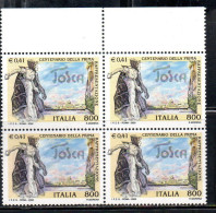 ITALIA REPUBBLICA ITALY REPUBLIC 2000 OPERA LIRICA TOSCA DI GIACOMO PUCCINI QUARTINA BLOCK MNH - 1991-00: Mint/hinged