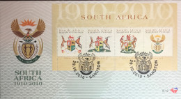 South Africa 2010 Republic Centenary FDC Cover - FDC