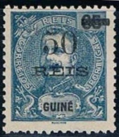 Guiné, 1905, # 97 - I, "5" Fendido, MNG - Guinea Portoghese