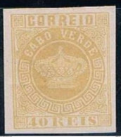 Cabo Verde, 1881/5, # 13, Não Denteado, MNG - Isola Di Capo Verde