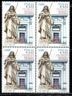ITALIA REPUBBLICA ITALY REPUBLIC 2000 GIUBILEO PORTA SANTA BASILICA DI S. PAOLO FUORI LE MURA QUARTINA BLOCK MNH - 1991-00: Mint/hinged