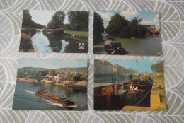 LOT Van 46 Postkaarten - BINNENSCHEEPVAART - BOOT - BATEAU - Houseboats