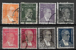 TURQUIE    -    1931.    LOT  -   Oblitérés .  Atatürk - Used Stamps
