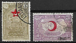 TURQUIE    -    1928 / 32.   Y&T N° 24  &  31   Oblitérés - Liefdadigheid Zegels