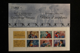 FRANCE 1997 CARNET BC3121 PERSONNAGES CELEBRES " HEROS D'AVENTURES"  NEUFS** NON PLIE TB - Personnages