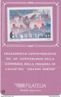 1999 Italia - Repubblica , Tessera Filatelica , Grande Torino,  0,41 € - Tessere Filateliche