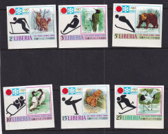 Liberia 1972 Olympic Games Sapporo Imperf MNH 16001 - Hiver 1972: Sapporo