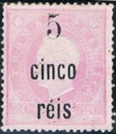 S. Tomé, 1889/91, # 25, Reparado, MNG - St. Thomas & Prince