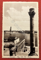 Cartolina - Brindisi - Fine Della Via Appia - 1920 Ca. - Brindisi