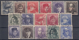 CZECHOSLOVAKIA 439-454,used,falc Hinged - Oblitérés