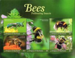 Antigua Y Barbuda 2018 MNH Abeilles -Bijen-Bees - Antigua Und Barbuda (1981-...)