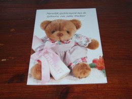 72898-          CA 11 X 17 CM. UNUSED DOUBLE CARD / BEREN / BEARS / BÄREN / OURS / ORSI / TEDDYBEARS - Jeux Et Jouets