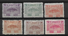 TURQUIE    -    1923.     Y&T N° 662 à 667 *  Série Complète. - Unused Stamps