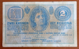 #1  ÖSTERREICH / AUSTRIA - 1914 , 2 KRONEN - Austria