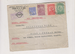 BRAZIL 1931  SAO PAULO Nice  Airmail Cover To Austria - Lettres & Documents