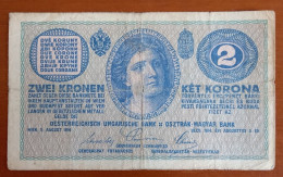 #1  ÖSTERREICH / AUSTRIA - 1914 , 2 KRONEN - Oesterreich