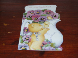 72905-          CA 11 X 18,5 CM. USED DOUBLE CARD / BEREN / BEARS / BÄREN / OURS / ORSI / TEDDYBEARS - Jeux Et Jouets