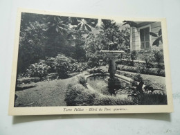 Cartolina Viaggiata "TORRE PELLICE Hotel Du Parc - Giardino"  1954 - Hotel's & Restaurants