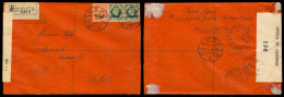 LIBIA. 1946 (28 Feb). MEF. Misurata - Tel Aviv. Reg Censored Multifkd Env. Via Cairo + Arrival Reverse. VF Comercial Pro - Libye