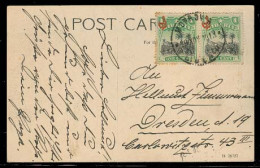 LIBERIA. 1910. Monrovia - Germany. Fkd Ovptd Issue / PPC. - Liberia