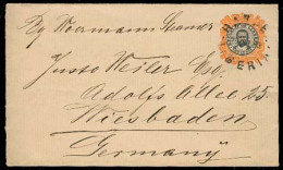 LIBERIA. 1893. Harper - Germany. 10c Stat Env. VF. - Liberia