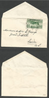 LEBANON. 1934 (23 Oct) Saida Local Ppm Rate. Fkd Envelope 1p Dark Green Cds. Real Nice. - Lebanon