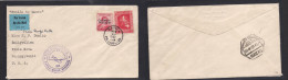 MACAU. 1937 (28 Apr) Manila - Macau (28 Apr) Trip Post First Flight. Scarce Day Delivery. Fkd Env + Special Cachet. - Autres & Non Classés