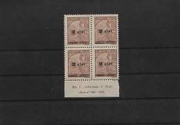 MACAU. 1941-2. Choi 321xx (x4) 2a / 6a. Cinnamon. Block Of Four Margin Border With INSCRIPTION Full Orig Gum. XF. - Other & Unclassified