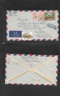 MACAU. 1951 (20 Nov) GPO - Brazil, Sao Paulo, Registered Air Multifkd Envelope. VF. - Altri & Non Classificati