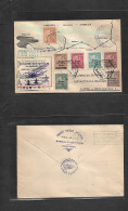 MACAU. 1937 (28 April) 5th Commemorative Cachet. Macau - Philippines, Laguna (Apr 29) Aviao Issue. Air Multifkd Slogan C - Other & Unclassified