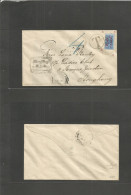 MACAU. 1910 (13 Sept) GPO - Hong Kong 6 Avo Horizontal Bisected LOWER PART With Manuscript "NOT VALID" + PROHIBITED + Ho - Other & Unclassified