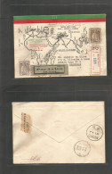 MACAU. 1934 (3 Jan) Portugal - Macau. 1st Anniv Commemorative Flight. Registered Ceres Multifkd Illustr Envelope To SHAN - Altri & Non Classificati