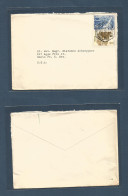 MACAU. 1951 (29 Oct) GPO - USA, Santa Fe, New Mexico. Fkd Env At 32 Avo Rate, Fixed Ds. VF. - Altri & Non Classificati