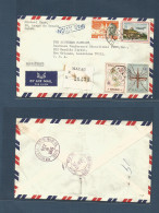 MACAU. 1965 (6 Oct) GPO - USA, New Orleans, LA (8 Oct) Air Registered Multifkd Envelope. Fast 2 Days Trip. - Autres & Non Classés