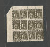 MACAU. C. 1920s. Ceres 1/2a Dark Brown Margin Cover Block Of Twelve, Showing Differents Star Printing Sizes And Other Cl - Other & Unclassified