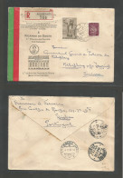 MACAU. 1959 (28 April) Portugal - Macau. 50th Aniv Of Macau. P.O. Opening. Lisbon, Portugal Commemoration. Fkd Registere - Other & Unclassified