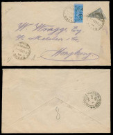 MACAU. 1910. Macau - HK. Env Doble Bisect + Arrival. - Other & Unclassified