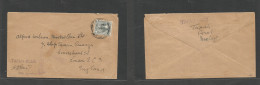 MALAYSIA. 1941 (26 Febr) FMS, Perak, Tapah - London, England. Tapah Club. WWII Fkd 8c Censored Envelope. Fine Usage. - Malaysia (1964-...)