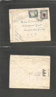 MALAYSIA. 1941 (2 Apr) North Borneo. Esselton - USA, Verma, NJ. Multifkd Env Incl War Tax + Depart Censor Label + Cachet - Malaysia (1964-...)