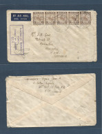 MALAYSIA. 1941 (30 July) WWII. Australian Forces In Negri Sembilan. AIF - Australia, NSW, Newcastle. Air Multifkd Envelo - Malaysia (1964-...)