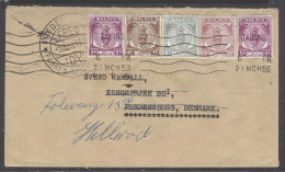 MALAYSIA. 1953 (21 March). Taiping - Denmark (2 May). Multifkd Env 30c Rate. - Malesia (1964-...)