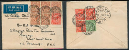 MALAYSIA. 1933 (12 Sept). Birmingham / UK - Penang - Allor Star - FMS - Pangnga / Siam West Coast / Tin Concession. Mult - Malaysia (1964-...)