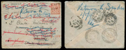 MALAYSIA. 1920 (23 May). Sydenham / UK - Penang - Hgkg - Shanghai + Returned. Fkd Env + Oval Dead Letter Office / 9 My 2 - Malaysia (1964-...)