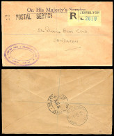 MALAYSIA. 1951. NORTH BORNEO. Jesselton - Sandakan. Registered OHMS Env. - Malaysia (1964-...)