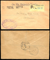 MALAYSIA. 1951. NORTH BORNEO. Jesselton - Sandakan. Registered OHMS Env. - Malasia (1964-...)