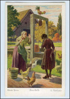 P3M52/ Frau Holle Märchen AK Brüder Grimm  Ca.1925 - Fairy Tales, Popular Stories & Legends