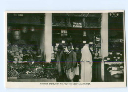 T6179/ Casablanca Marokko Fruit Market Foto AK Ca.1930  - Ohne Zuordnung
