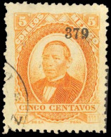 MEXICO. 5c. No Name. 379. VERACRUZ Cds. Thick Paper. - Mexico