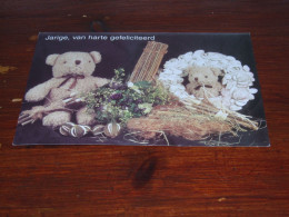 72909-          CA 11,5 X 17 CM. UNUSED CARD / BEREN / BEARS / BÄREN / OURS / ORSI / TEDDYBEARS - Jeux Et Jouets