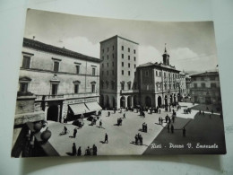 Cartolina Viaggiata "RIETI Piazza Vittorio Emanuele" 1956 - Rieti